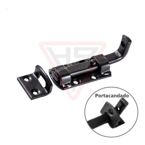 Pasador Hierro Con Porta Candado 20cm 1