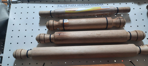 Palo De Amasar Repostero De 35cm Madera Resistente 1