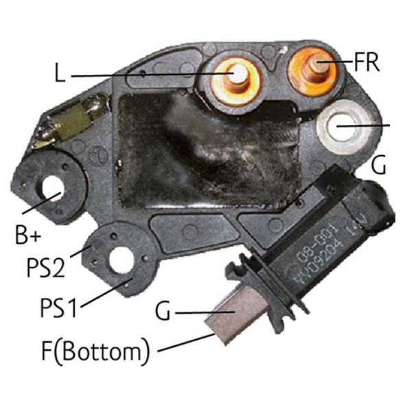 Regulador Alternador Citroen Peugeot Tornillo Corto T/valeo 1 Regulador Alternador Citroen Peugeot Tornillo Corto T/valeo 1