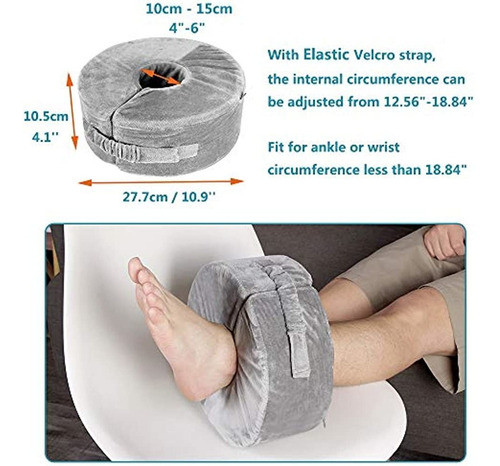 Almohada De Elevación De Pies Cojín Para El Talón Del Tobill 1
