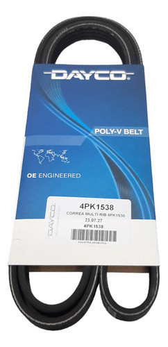 Correa Poly V Para Renault Clio 1.2 16v D4f 4pk1538   Dayco 1