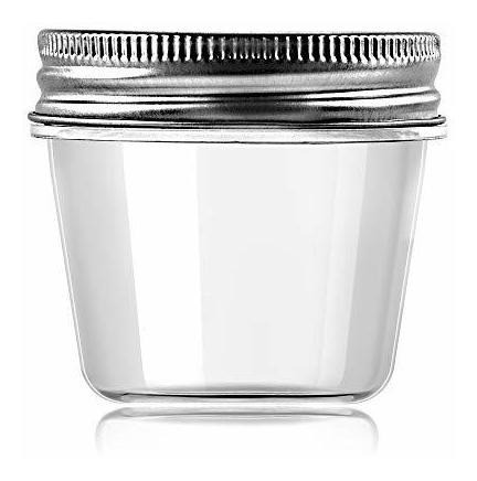 Tarros De Plastico Transparente De 10 Ml Vacios Y Finos 1