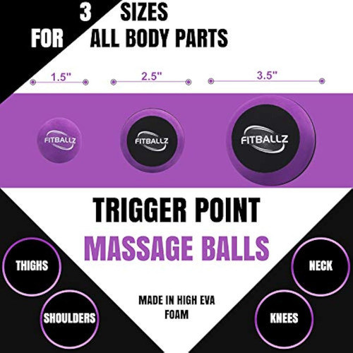 Fitballz Juego De Bolas De Masaje Para Liberación 1