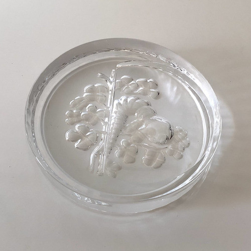 Cenicero Para Pipa De Cristal Vintage Walther Glas Alemán 0