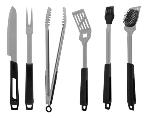Set X6 Utensillos Parrilleros Tramontina Churrasco 0