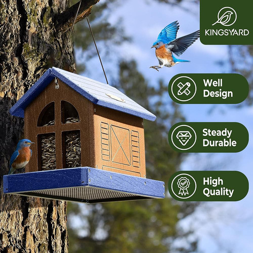 Comedero Para Pájaros Kingsyard Para Colgar Al Aire Libre - 1