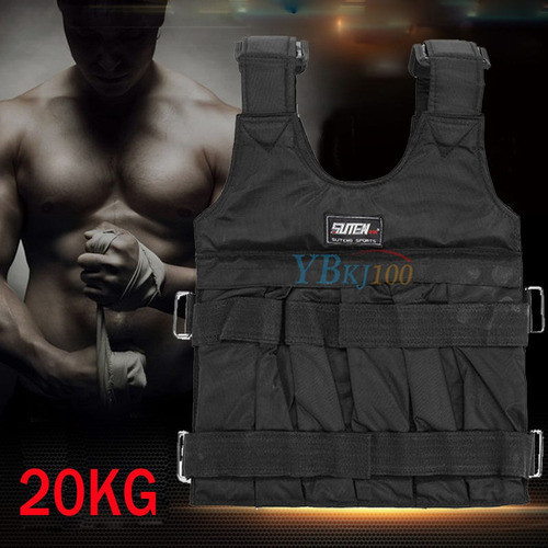 44lbs Ajustable Fitness Peso Camo Chaleco Entrenamiento Ejer 1