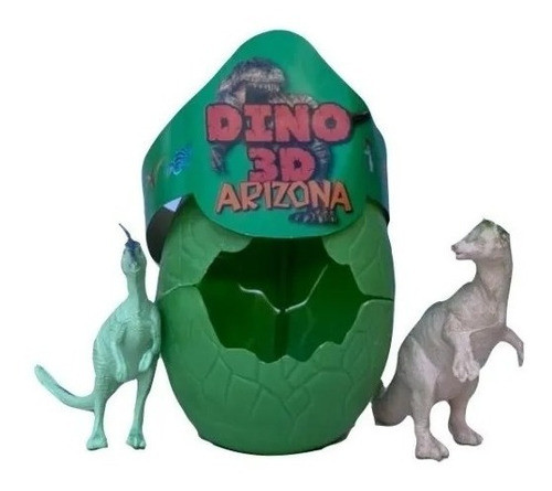 Huevo De Dinosaurio 3d Más Dos Dinosaurios Sorpresa 1