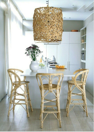 Banqueta De Mimbre Mar Del Plata. Banqueta De Bar. Taburete 0