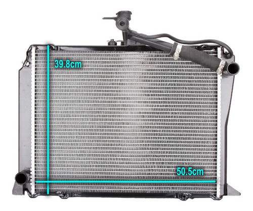 Radiador Toyota Hiace Original Panal Ancho Aluminio 2.4cc 1