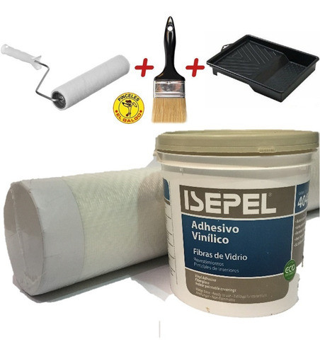 Humedad Paredes Revestimiento A1 50m2+adhesiv 10k+kit Pintor 0