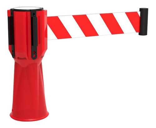 Poste Cono Organizador Cinta Retractil 3 Mts 89cm Reflectivo 1