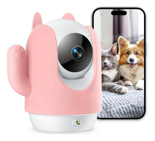 Cámara Para Mascotas, Cámara De Seguridad Interior 0