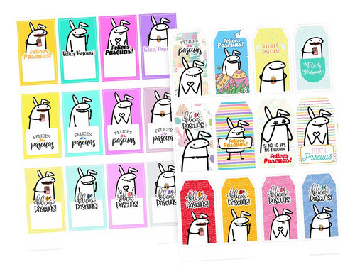 Tags Flork Pascuas Tarjetas Para Imprimir Stickers #2 0