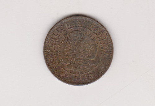 Moneda Argentina Un Centavo Año 1883 Bueno + 0