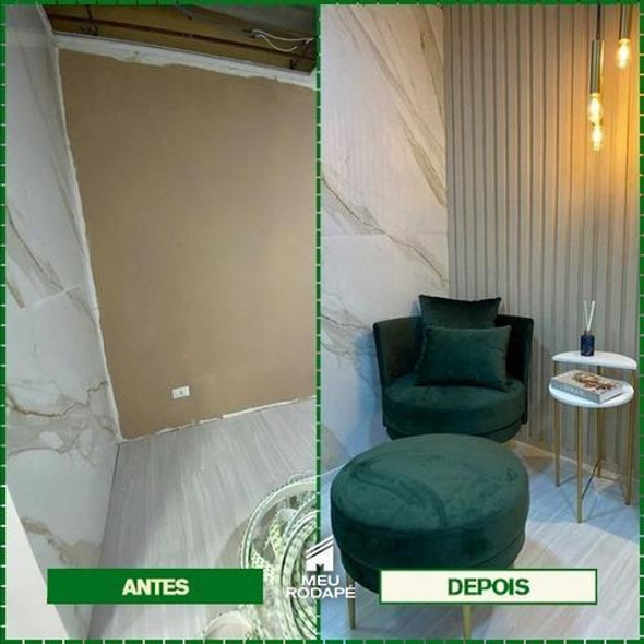 Painel Ripado Decorativo Quarto Eva Autocolante 10cm - 2,5m 1