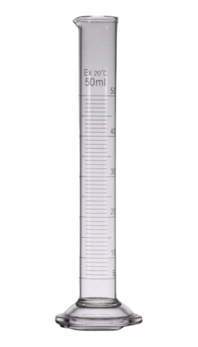 Probeta Vidrio Borosilicato 3.3 Graduada 50ml Biolinger 0