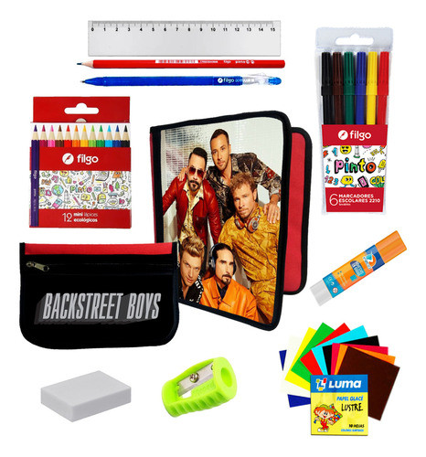 Oferton Carpeta + Cartu + Utiles Backstreet Boys #120 0