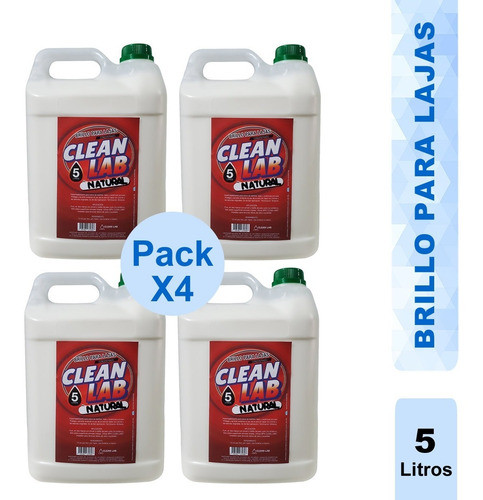 Brillo Para Lajas Natural X 5 Lts Pack X 4 Un 1