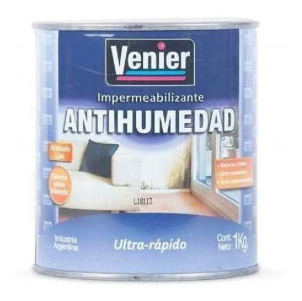 Pintura Antihumedad Venier Impermeabilizante 1lt Original 0