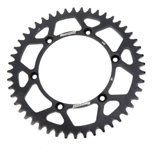 Plato Aluminio Supersprox Polonia Negro 48d Kx Klx Varias Rm 0