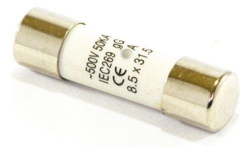 3 Fusibles Ceramicos 10 Amperes 500v 50ka 31.5mm X 8.5mm 0