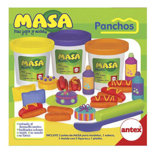 Masa Para Moldear Modelo Panchos Original Antex 0