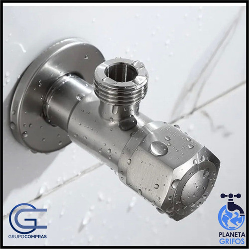 Llave Válvula Angular 1/2 Llavin Macho Baño Cocina Vnt708 1