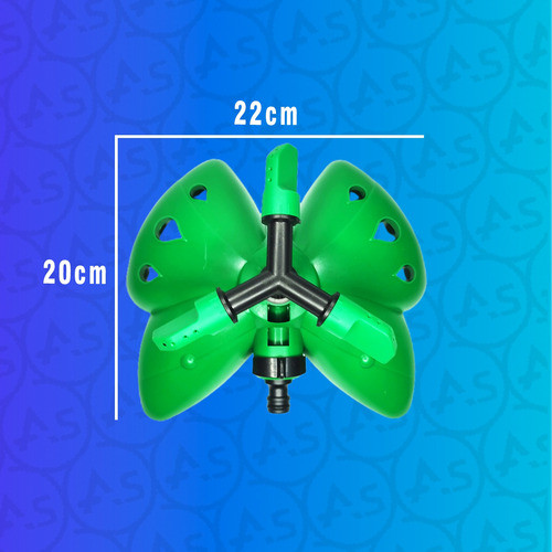 Regador Giratorio Impulso Regulable Aspersor 15cm Con Base 1