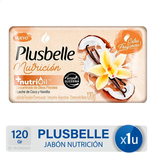 Jabon Plusbelle Tocador Energia Vita Glicerina Mejor Precio 0
