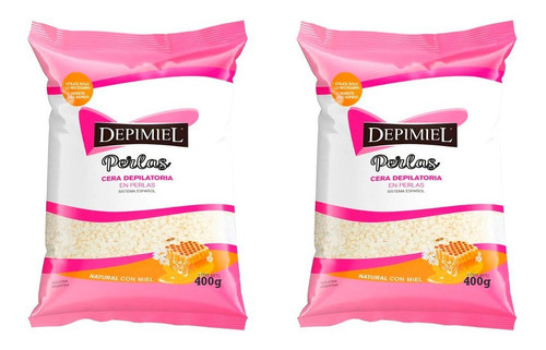 Kit X 2 Ceras Depimiel Sistema Español Natural X 400 Gr 0