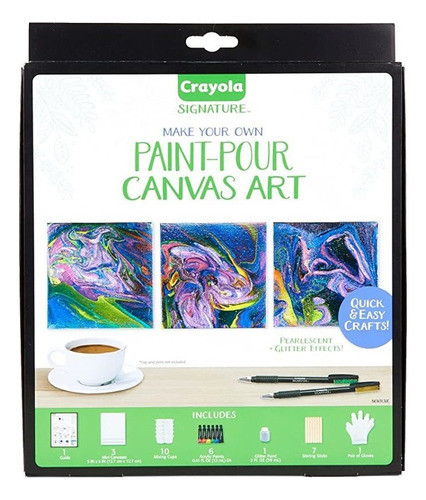 Crayola - Mini-kit De Pintura Sobre Lienzo, Hazlo Tu Mismo 0