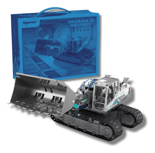 Bulldozer Hidráulica Kit Robótica P/ensamblar - Steam Toy 0