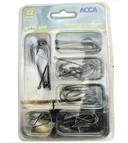 Anzuelo Pesca Deportiva Set Surtido Variada Reel Caña Rio 1