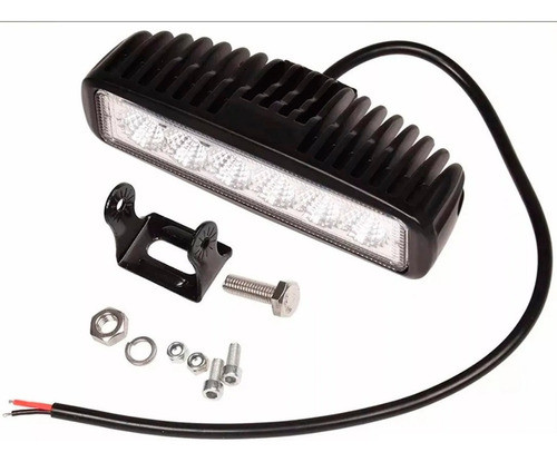 Kit 3 Faros Barra 6 Leds Luz Auxiliar Accesorio Arenero 1