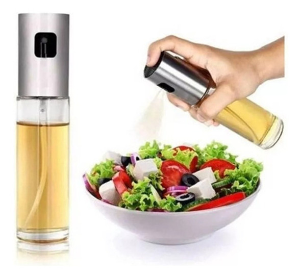 Aceitera Spray Inoxidable Aceite Vinagre Pulverizador 100ml 0