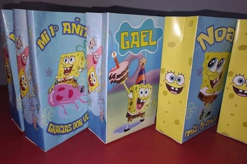 Diseño Personalizado Bolsitas De Cumpleaños (para Imprimir) 1