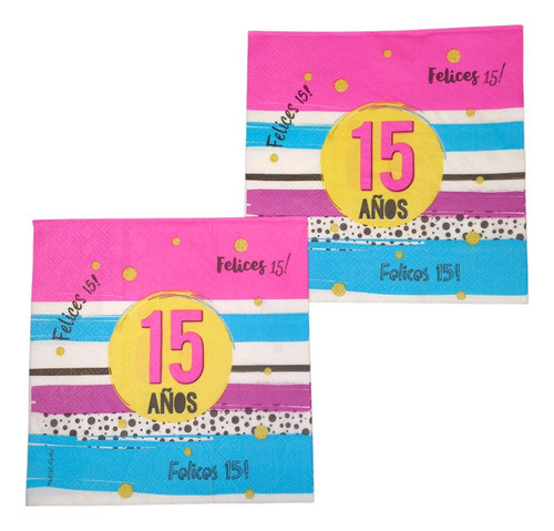 720 Unidades Servilleta De Papel Mis Quince 1