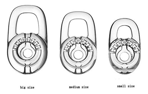 Zotech Earbud Gel Y Gancho De Oreja Para Plantronics 12 Pcs 1