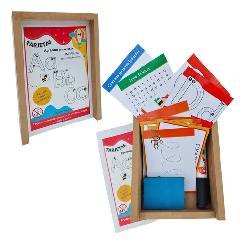 Cartas Aprendo A Escribir Imprenta Mayúscula Minúscula Niño 0