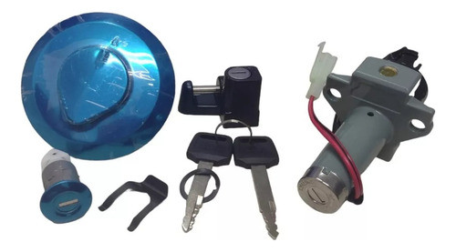 Kit Llave Contacto Cerradura Asiento Moto Honda Cg Titan 150 0