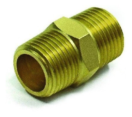 B-112 Niple Rosca 1/8 Bspt, Accesorios De Bronce Roscados 1