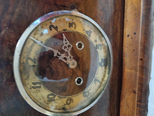 Antiguo Reloj De Mesa Art Deco Para Restaurar Funciona 1