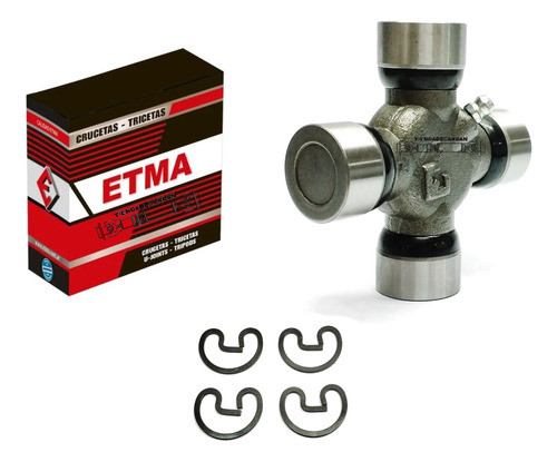 Kit X3 Crucetas Cardan Hilux 2001/2004 Seguro Externo Etma 1
