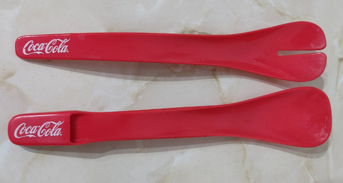 Cucharas Para Ensalada Coca Cola (de Plástico) 0