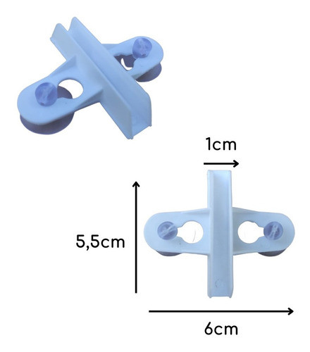 X4 Unidades Soporte Division Plastica P Pecera Con Ventosas 1