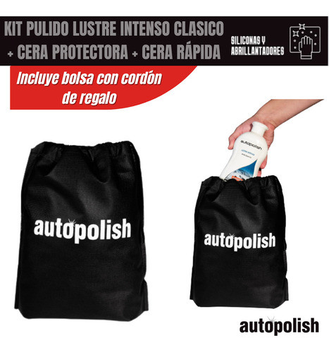 Kit Pulido Y Lustre Intenso Autopolish 3 Productos + Regalo 1