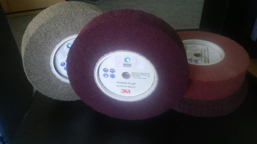 Rodillo Scocht Brite, Rueda 3m Pulido  Marron 1