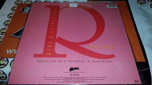 Roxanne Give A Little Love Vinilo Maxi Germany 1986 1