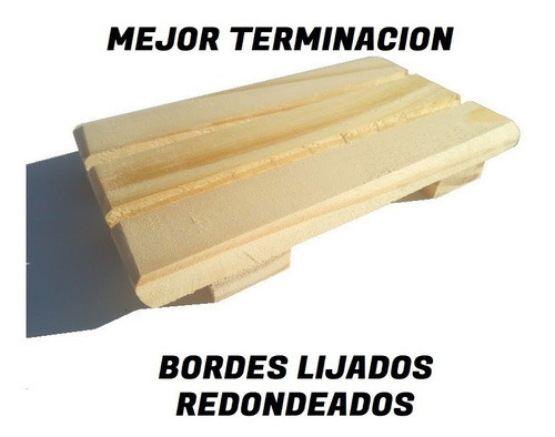30 Jaboneras Doble Shampoo Solido Doble  Madera  Naturales 1
